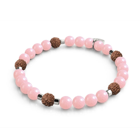 Light Of Nirvana | Gemstone x Lumos Rudraksha |  Mala Bracelet